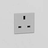 13A Uk Module - White