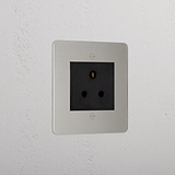 Luxury Polished Nickel 5A Light Socket Black