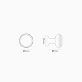 barlow furniture knob dimensions