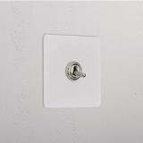 1G Two Way Toggle Switch _ Paintable Polished Nickel 