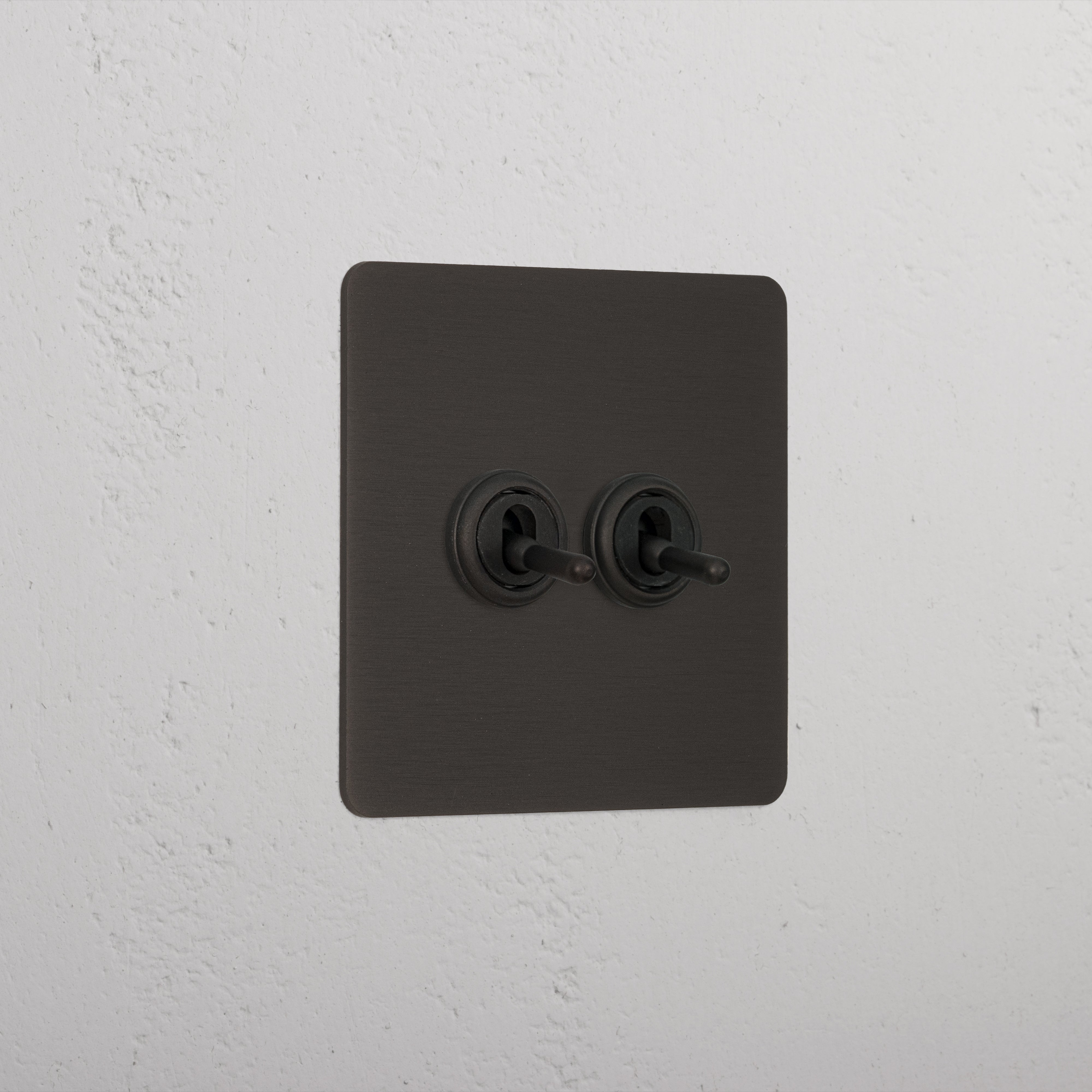 Bronze 2 Gang 2 Way Luxury Light Switch