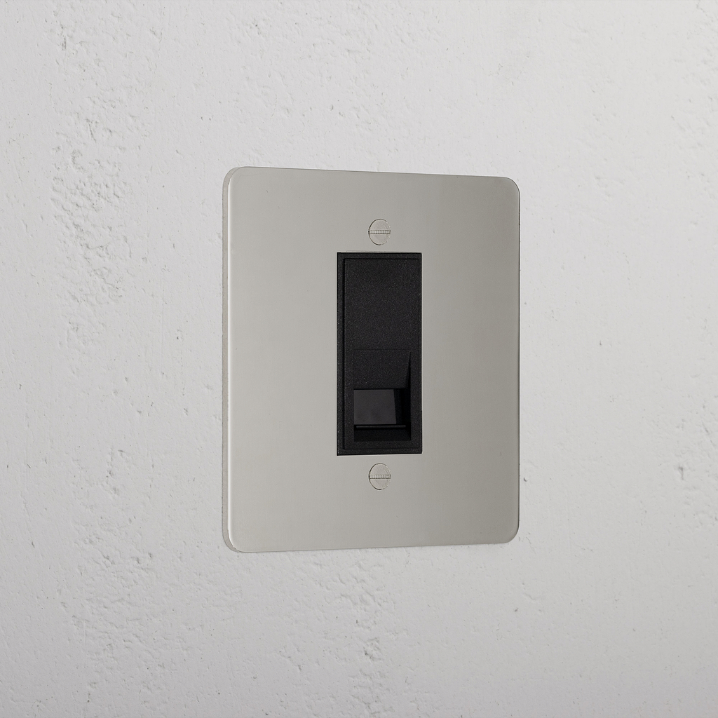 Elegant Polished Nickel Bt Master Socket Black
