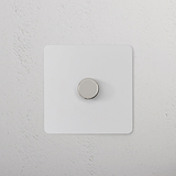 1G Two Way Dimmer Switch - Paintable Polished Nickel