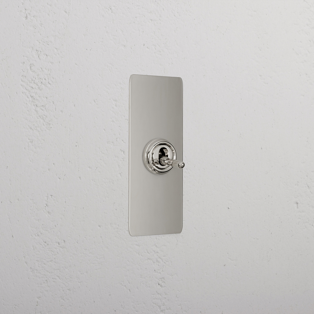 1G Architrave Intermediate Toggle Switch - Polished Nickel