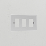 3G Rocker Switch Plate - Clear Black