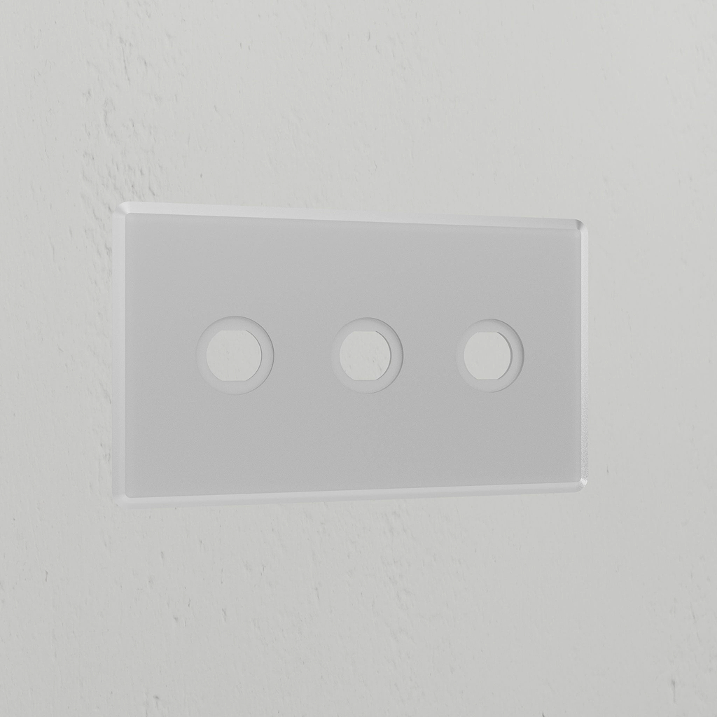 3G Switch Plate - Clear