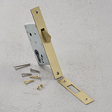 50mm Hook Lock - Antique Brass