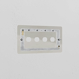 4G Switch Plate - Polished Nickel