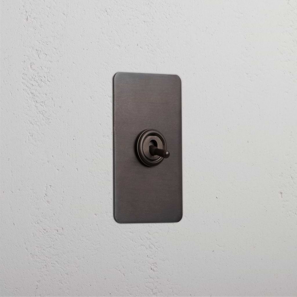 1G Architrave Intermediate Toggle Switch - Bronze