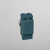 Intermediate Dummy Dimmer Switch - Clear Polished Nickel