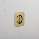Regent Recessed Thumbturn - Antique Brass