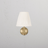 Small Malvern Wall Light in Alabaster White front facing