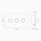 3G Two Way Dimmer Switch - Bronze
