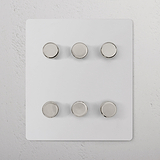 6G Dimmer Switch - Paintable Polished Nickel