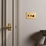3G Mixed Switch 2T1D - Antique Brass