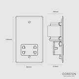 Shaver Socket - Clear White