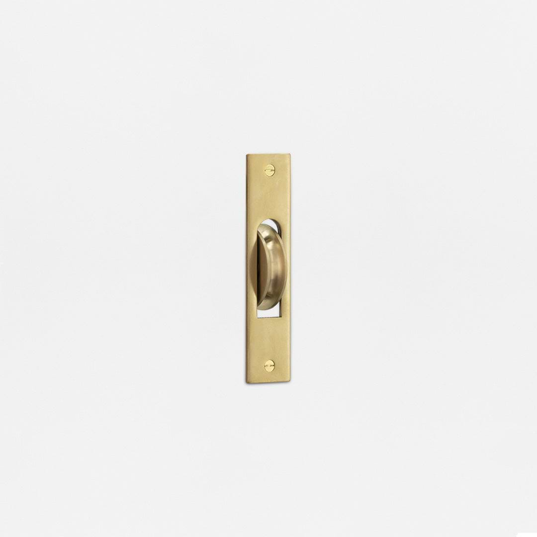 Belmont Single Sash Window Pulley - Antique Brass