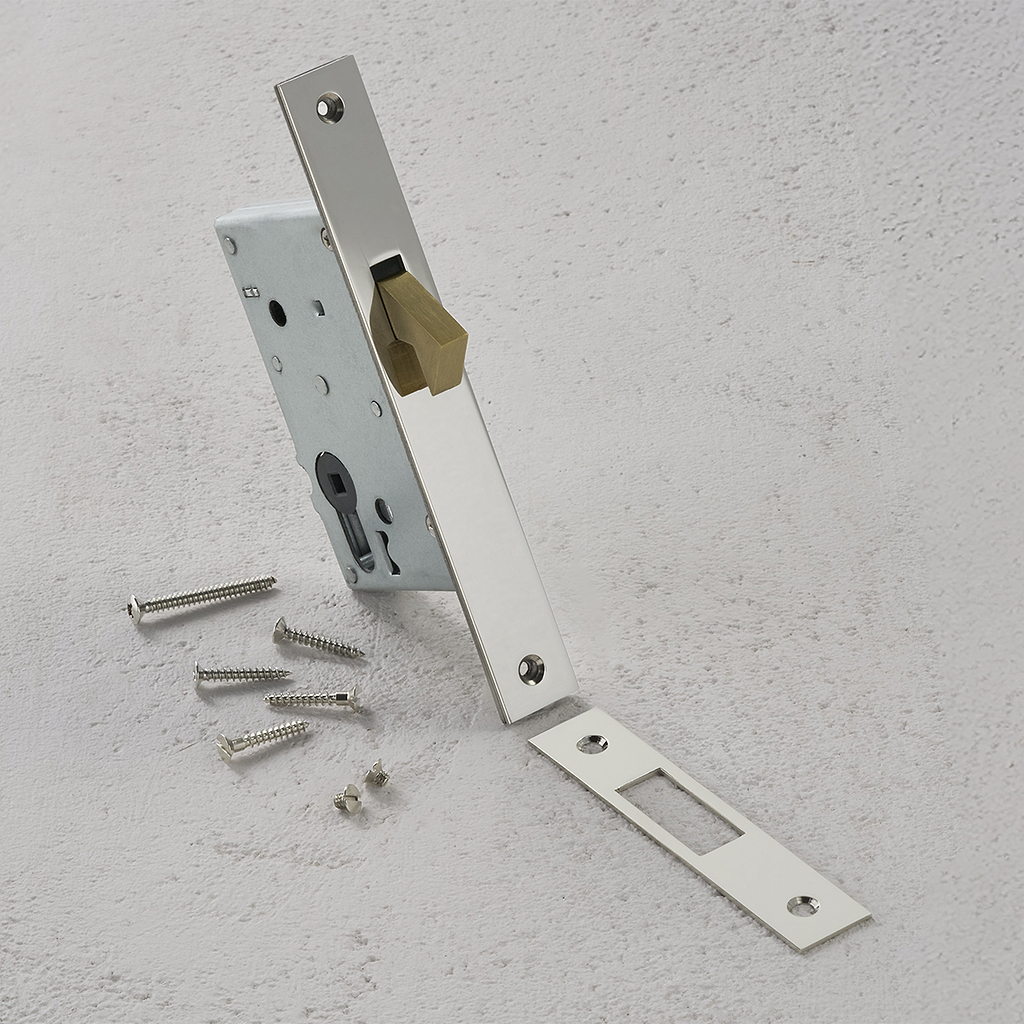 50mm Hook Lock - Polished Nickel