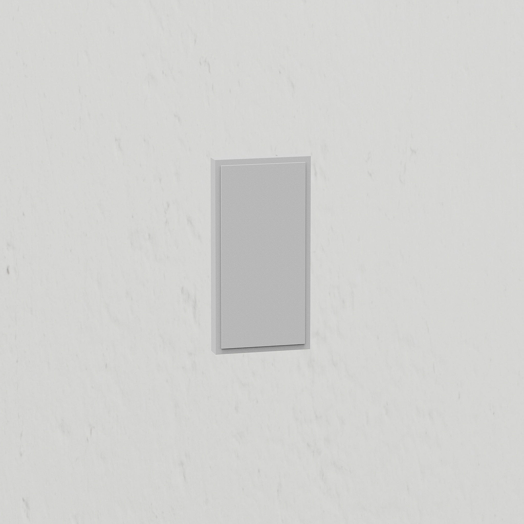 Half Blanking Plate - White
