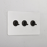 3G Two Way Toggle Switch _ Paintable Bronze