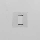 1G 25mm Module Plate - Clear White