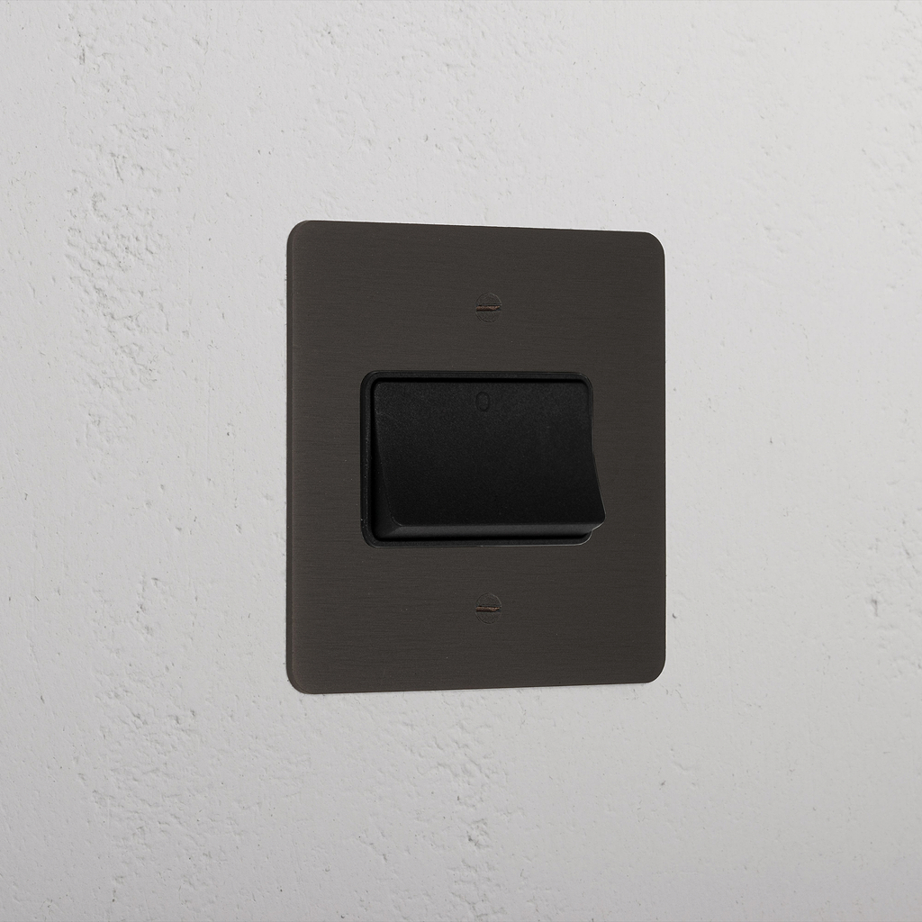 Bronze Fan Isolator Luxury Switch Black