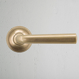 Apsley fixer Türgriff – Antikes Messing