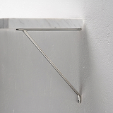 Brixton Regalhalterung (200 mm) – Poliertes Nickel 