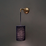 Antikes Messing moderne Leuchte an Wand