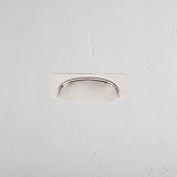 Elm Muschelgriff (84 mm) – Poliertes Nickel