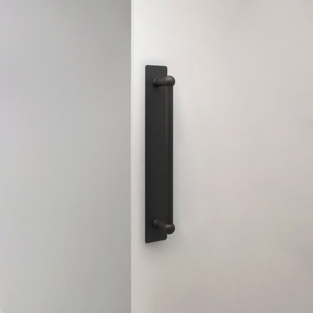 Harper Stoßgriff 1x mit Schild (320 mm) – Bronze
