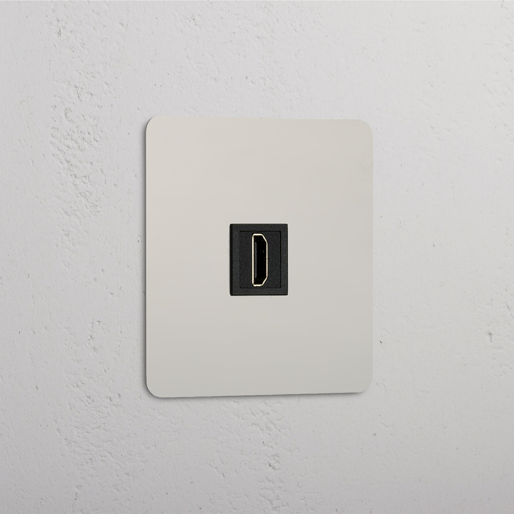 High-Definition-Videozubehör: Poliertes Nickel und Schwarz – HDMI-Modul