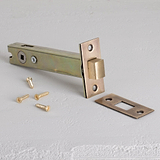 Badezimmerschloss (100 mm) – Antikes Messing