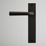 Apsley fixer Türgriff langes Schild – Bronze 