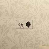 2x Tuimelschakelaar & Rond Schuko Type F Stopcontact (Dubbele Afdekplaat) - Doorzichtig Gepolijst Nikkel (Zwart Inzetstuk)