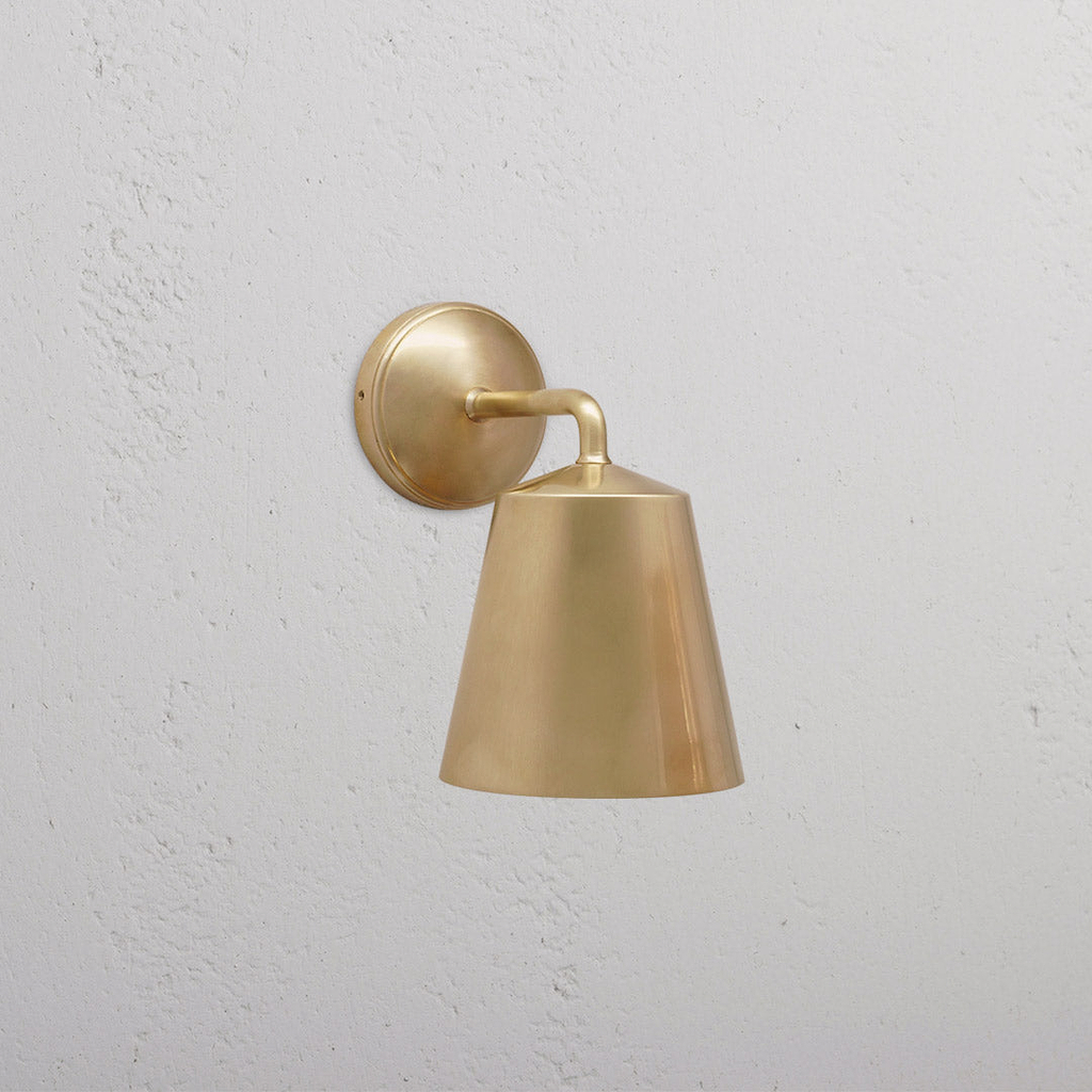 Antique Brass Richmond Medium Wall Light on White Background