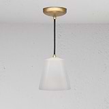 Richmond Medium Hanglamp Fijn Porselein - Antiek Messing