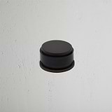 Bronze Seymour Door Stop on White Background