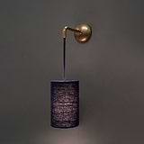 Antique Brass Modern Light on Wall