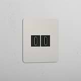 Dubbele Hoge Resolutie Video Accessoire: Gepolijst Nikkel Zwart Enkele 2x HDMI Module