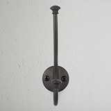 Bronze Mews Hook on White Background Birds Eye View