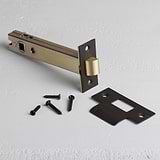 Bronze Strong Latch 100mm on White Background