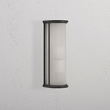 Bank Wandlamp Geribbeld Glas - Brons