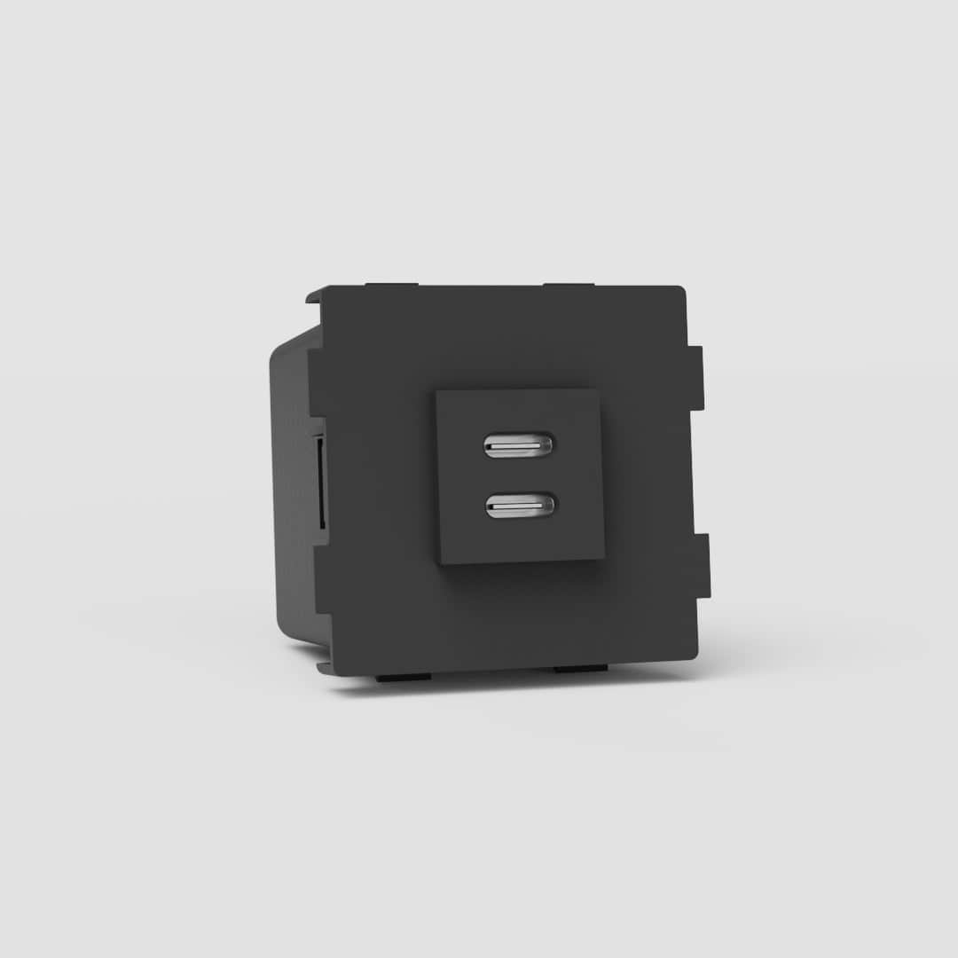 Zwarte USB-C 30W Module - Efficiëne Voedingstoevoer voor Moderne Apparaten