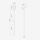 Cambridge Bodenstrahler – Poliertes Nickel