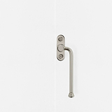 Southbank rechtshändiger Flügelfenstergriff in poliertem Nickel, geeignet für Flügelfensterbeschläge.