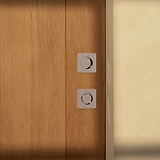 Regent eingelassener Drehknopf – Poliertes Nickel, stilvolles Beschlägezubehör mit glattem Design.