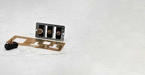 Custom Switches & Sockets - Antique Brass