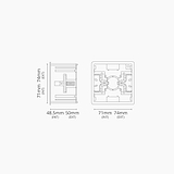 Single Plasterboard Back Box