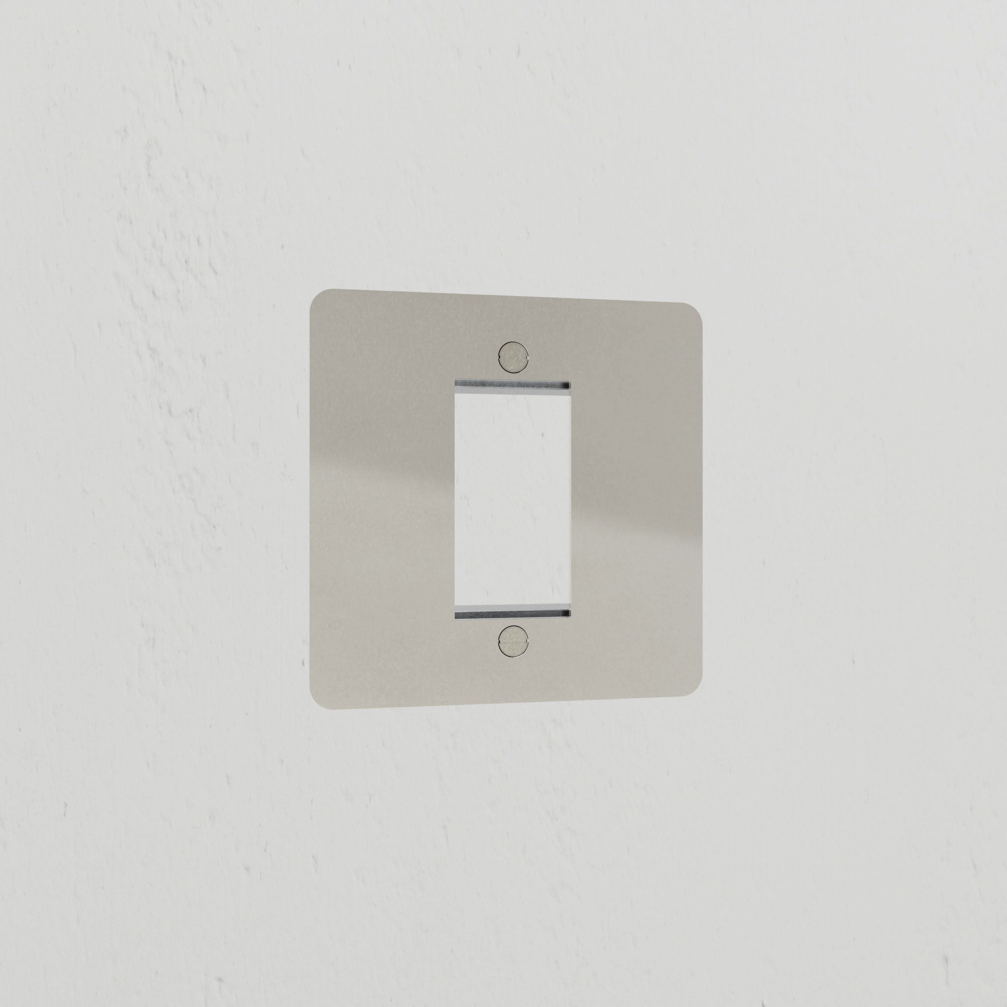 1G 25mm Module Plate - Polished Nickel